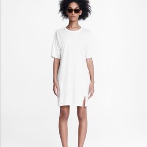 NWT Rag & Bone white slub t-shirt dress - S
